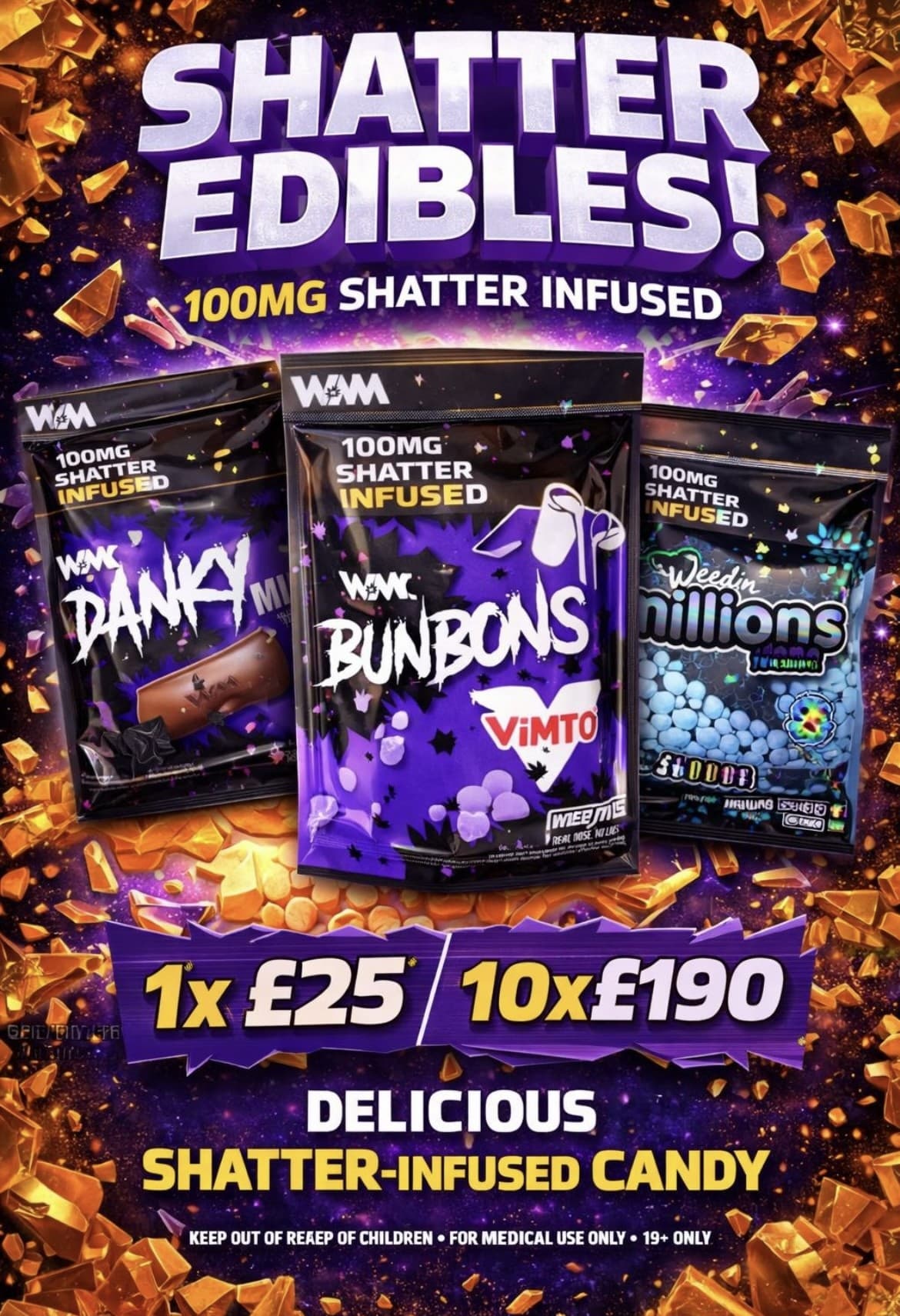 Promotional graphic from a private steroid supply chat room