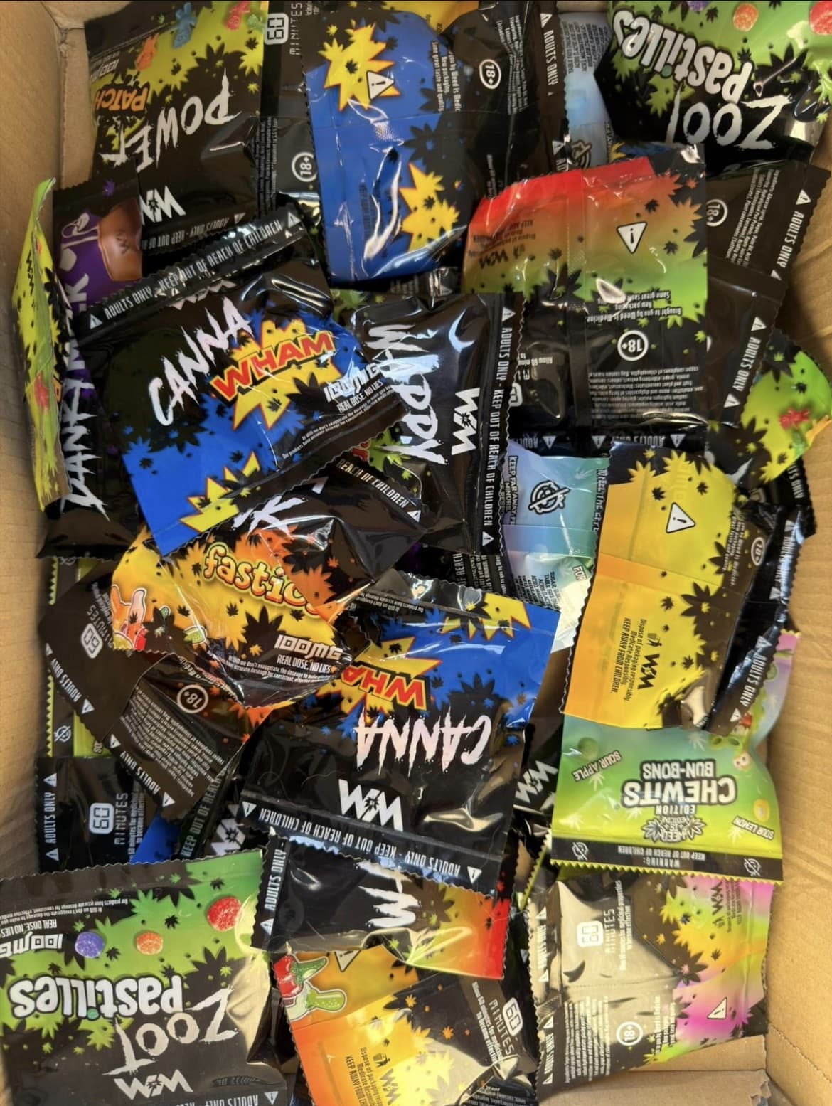 THC edibles advertised in a private steroid supply chat room